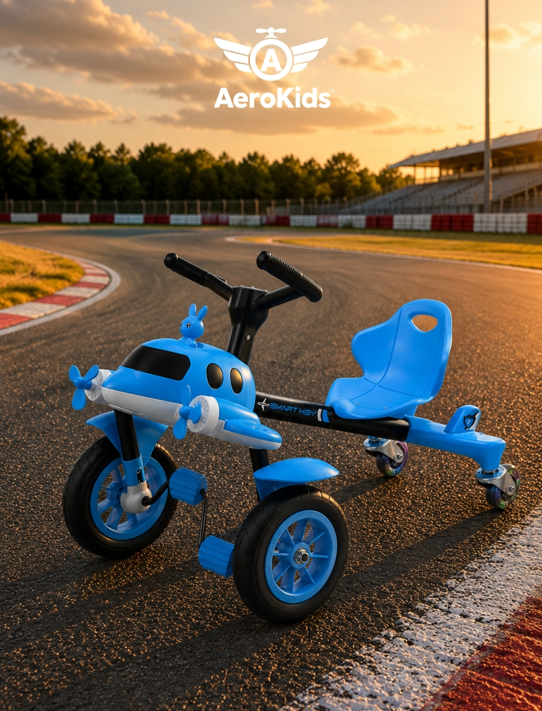 Quadriciclo AeroKids® azul